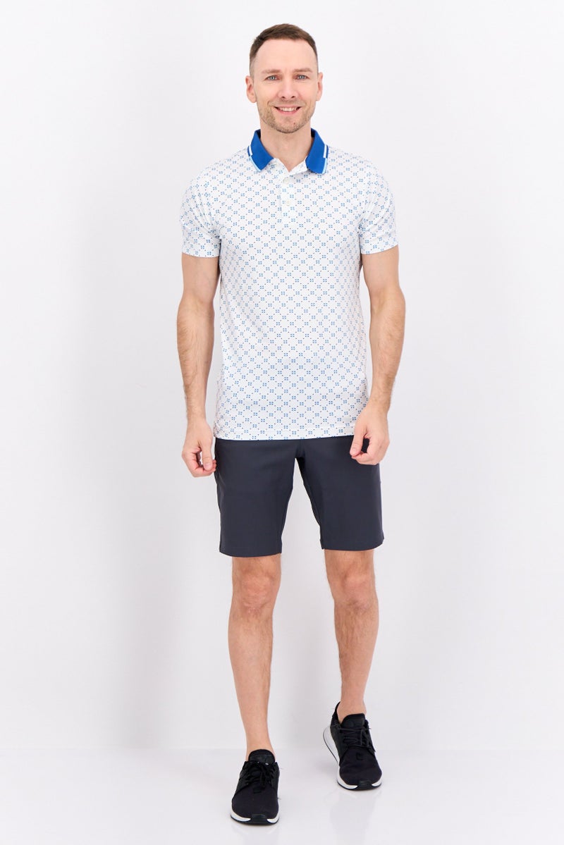 PUMA قميص بولو قصير الأكمام للرجال، رياضي، خارجي، أبيض - Image 4